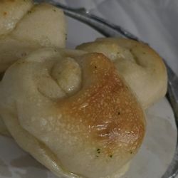Beautiful, and delicately delicious garlic knots.