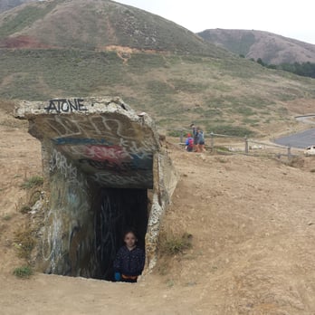 Marin Headlands - The smaller bunkers before you reach the HUGE Bunker at Battery Townsley - Parks Near Me - Sausalito, California