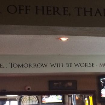 Murphy's Law Bar and Restaurant - Pithy Murphy Law's sayings on the beans - Irish Near Me - Athlone, WH Murphy's Law Bar and Restaurant - Pithy Murphy Law's sayings on the beans - Irish Near Me - Athlone, WH