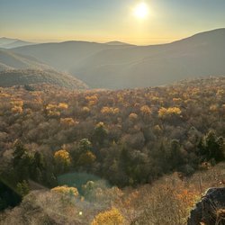 Giant Ledge - Panther Mountain - Post sunrise golden hour!