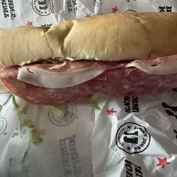 Jimmy John's - #5 Vito- SALAMI, CAPOCOLLO, PROVOLONE, onion, lettuce, tomato, oil & vinegar, & oregano-basil
