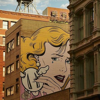 Double Crossed Mural - Public Art Near Me - New York, New York Double Crossed Mural - Public Art Near Me - New York, New York