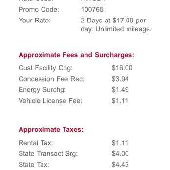 Dollar Rent A Car - The vehicle I reserved with price at reservation time vs. the vehicle I got and price at pick up. - Car Rental Near Me - Philadelphia, Pennsylvania