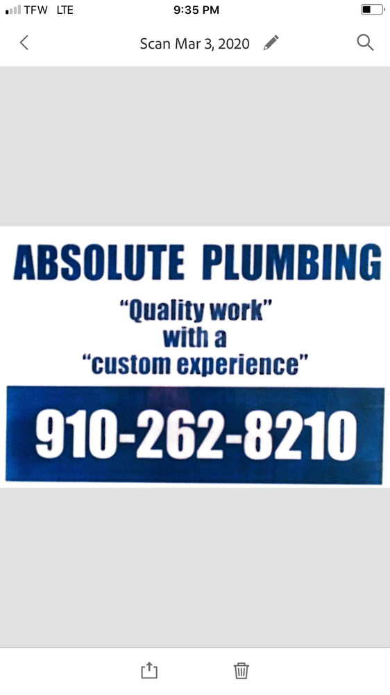 Slide of Absolute plumbing