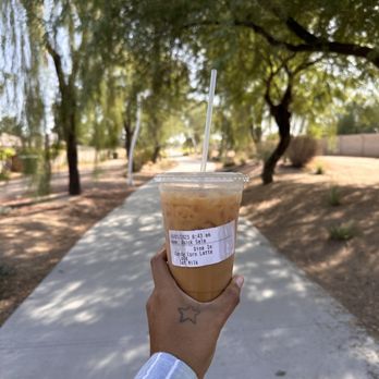 Beanchain Coffee - candy corn latte - Coffee & Tea Near Me - Mesa, Arizona Beanchain Coffee - candy corn latte - Coffee & Tea Near Me - Mesa, Arizona
