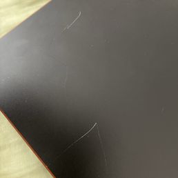 Scratch on laptop
