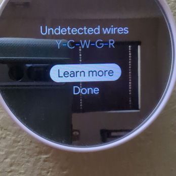 Admiral Air Conditioning & Heating - Our thermostat and the app were working perfectly fine before he disconnected it and started touching wires together. This is how he left i - Heating & Air Conditioning/HVAC Near Me - Mesa, Arizona Admiral Air Conditioning & Heating - Our thermostat and the app were working perfectly fine before he disconnected it and started touching wires together. This is how he left i - Heating & Air Conditioning/HVAC Near Me - Mesa, Arizona