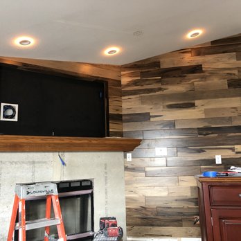 BJ Improvements - New TV entertainment wall - General Contractors Near Me BJ Improvements - New TV entertainment wall - General Contractors Near Me