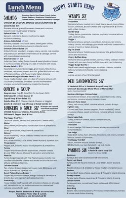 Menu photo 2 The Happy Troll Deli & Pub Charlevoix, MI Menu photo 2 The Happy Troll Deli & Pub Charlevoix, MI