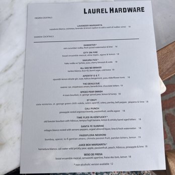 Laurel Hardware - New American Near Me - West Hollywood, California
