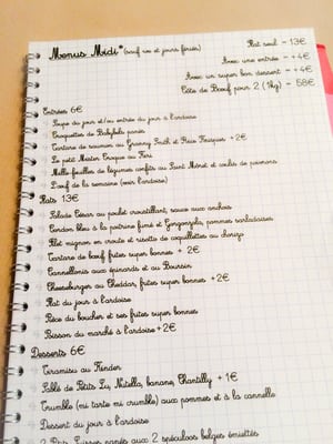Menu photo 8 Les Fils à Maman Paris, 75 Menu photo 8 Les Fils à Maman Paris, 75