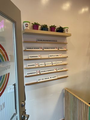 Double Rainbow Ice Cream by null