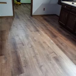 A & Z Flooring Company - New flooring after repair of water damage