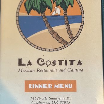 La Costita Mexican Restaurant - Dinner menu - Mexican Near Me - Clackamas, Oregon