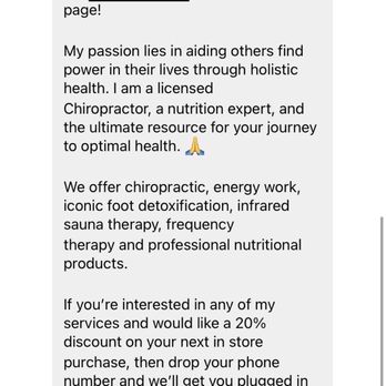Nutrifarmacy - Natural Medicine and Chiropractic - Sending spammy messages online via Instagram. - Nutritionists Near Me - Allison Park, Pennsylvania