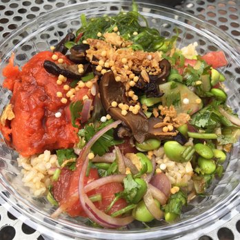 Poké Inn - Poke bowl with spicy tuna and ahi tuna - Poke Near Me - New York, New York