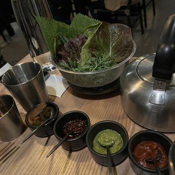 San Ho Won - Ssam Assorted Lettuces - Korean Near Me - San Francisco, California