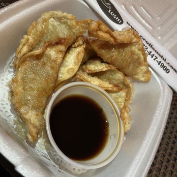 C Rolls Sushi - Fried Pot Stickers eh - Sushi Bars Near Me - Dallas, Texas