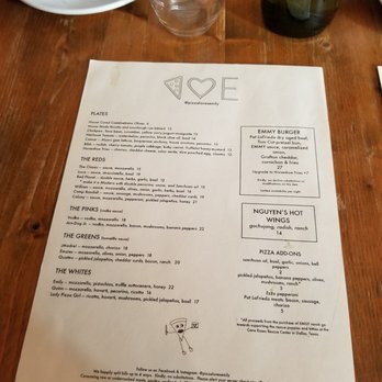 Emily - Menu - American Near Me - Brooklyn, New York Emily - Menu - American Near Me - Brooklyn, New York