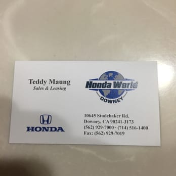 Precision Honda - Salesman that helped us get in our 2016 accord. Go see him! He wont disappoint. - Car Dealers Near Me - Downey, California Precision Honda - Salesman that helped us get in our 2016 accord. Go see him! He wont disappoint. - Car Dealers Near Me - Downey, California