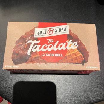 Salt & Straw - The Tacolate- Taco Bell Collab - Ice Cream & Frozen Yogurt Near Me - Roseville, California Salt & Straw - The Tacolate- Taco Bell Collab - Ice Cream & Frozen Yogurt Near Me - Roseville, California