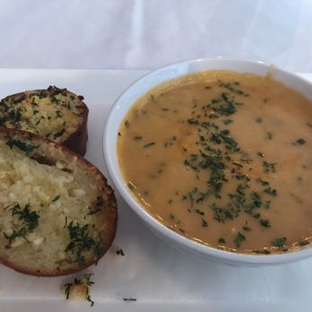 Amore Ristorante - Lobster bisque with garlic infused bread ... hellya!! - Seafood Near Me - Montgomery, Texas Amore Ristorante - Lobster bisque with garlic infused bread ... hellya!! - Seafood Near Me - Montgomery, Texas