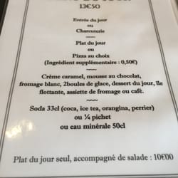 La Tavaiolle - Menu du jour