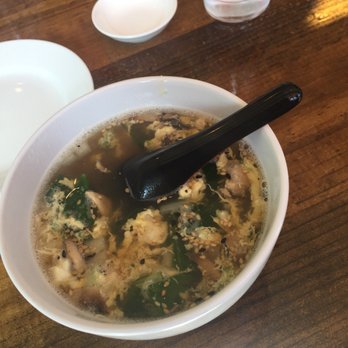 Oshio - Egg Drop Soup with Spinach - Sushi Bars Near Me - Columbus, Ohio