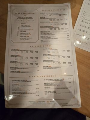 Menu photo 1 Finn Thai Martinsburg, WV