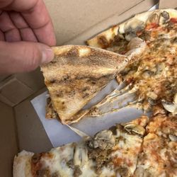 Serpico Pizza - Crust cooked perfectly!