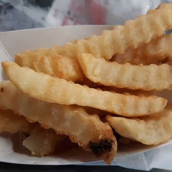 Blue Circle - The fries come in a tiny order. Not big enough to share. Make sure everyone gets their own. - Burgers Near Me - Bristol, Tennessee Blue Circle - The fries come in a tiny order. Not big enough to share. Make sure everyone gets their own. - Burgers Near Me - Bristol, Tennessee