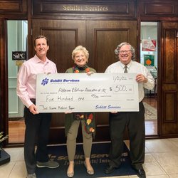 Schlitt Insurance Services - The third quarter has closed, and on Monday we presented a check to the Alzheimer and Parkinson Association of Indian River County.