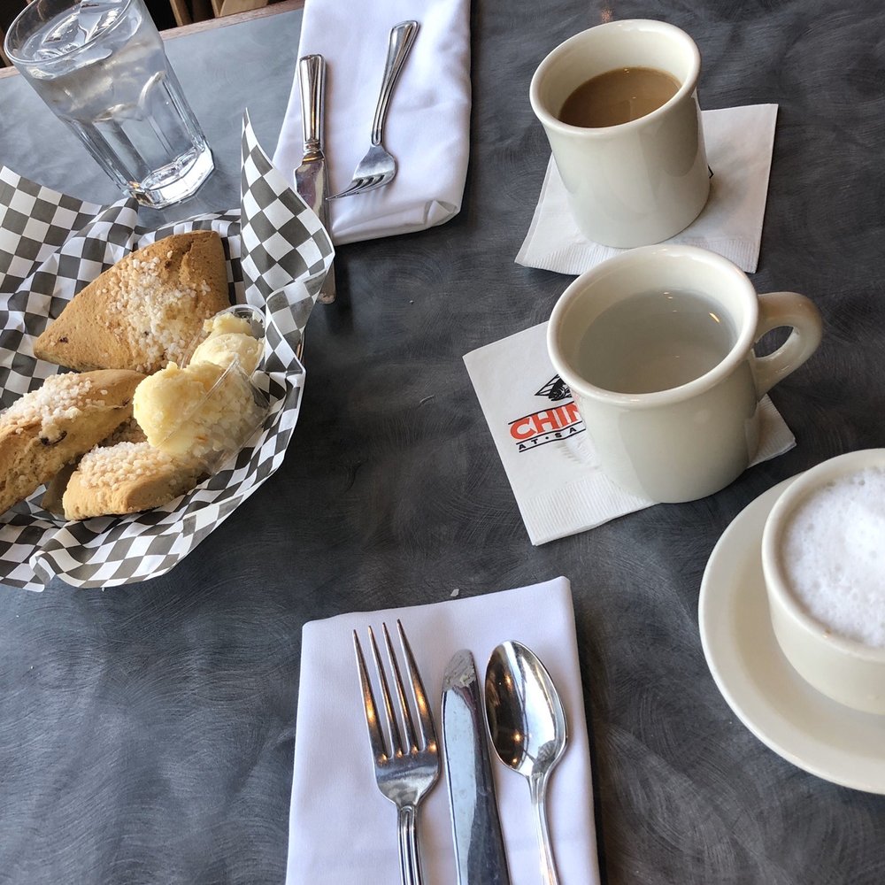 Chinook's - Housemade scones with honey butter which is draw dropping - Seafood Near Me - Seattle, Washington Chinook's - Housemade scones with honey butter which is draw dropping - Seafood Near Me - Seattle, Washington