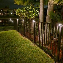 Power Fence - My fence from Power Fence at night time!