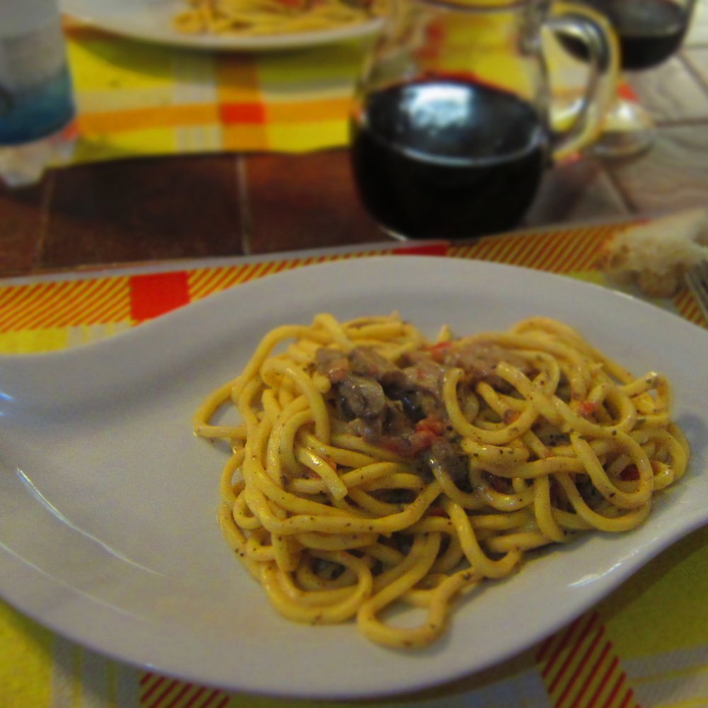 Trattoria da Giorgio - house made mushroom pasta with truffles - Tuscan Near Me - Florence, FI Trattoria da Giorgio - house made mushroom pasta with truffles - Tuscan Near Me - Florence, FI
