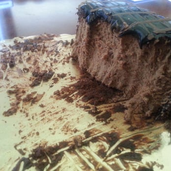 Carlo's Bakery - R.I.P. A partially devoured chocolate mousse cake... we had such a good time together. - Bakeries Near Me - Hoboken, New Jersey