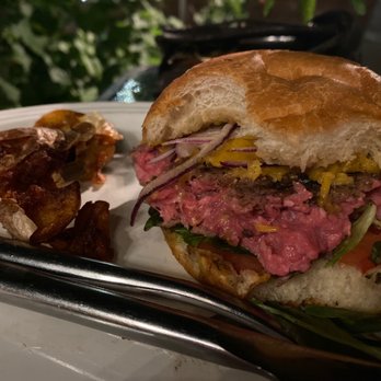 Longleaf Craft Kitchen & Bar - Wagyu Burger and crispy potatoes. - Bars Near Me - Wimberley, Texas Longleaf Craft Kitchen & Bar - Wagyu Burger and crispy potatoes. - Bars Near Me - Wimberley, Texas
