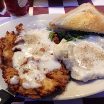 The Grace Miller Gracie's - Chicken Fried Steak (CFS.) A test of any good Texas diner. - Comfort Food Near Me - Bastrop, Texas