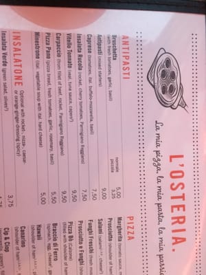 Menu photo 2 L'Osteria Munich, BY Menu photo 2 L'Osteria Munich, BY