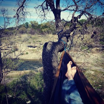 Pace Bend Park - Hammock camping is the way to go! - Parks Near Me - Spicewood, Texas