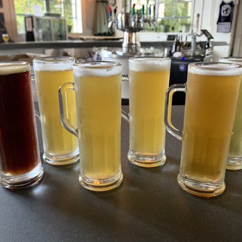 One World Brewing - Beer flight - Breweries Near Me - Asheville, North Carolina One World Brewing - Beer flight - Breweries Near Me - Asheville, North Carolina