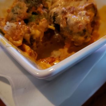 Hickory Tavern - Part of the shrimp also has one scallion and two big broccoli. - American Near Me - Charlotte, North Carolina Hickory Tavern - Part of the shrimp also has one scallion and two big broccoli. - American Near Me - Charlotte, North Carolina