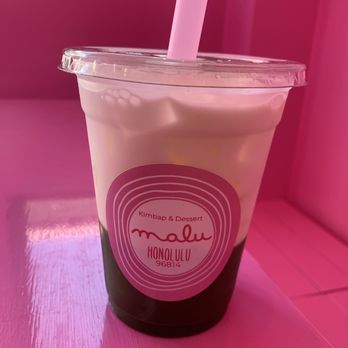 Malu - Green tea jelly drink - Desserts Near Me - Honolulu, Hawaii