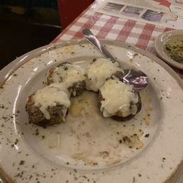 Mushrooms- minus one ! Had to eat it quick !