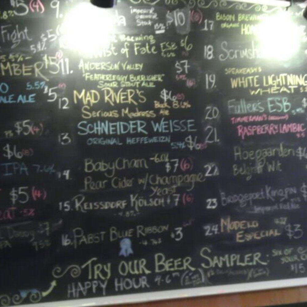 This is todays selection of brews! Love this place already. Reasonably priced pints. For the town of Sonoma, that rocks.
