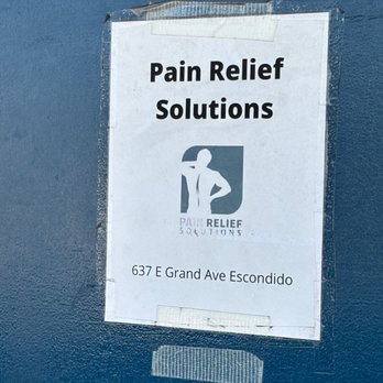 Pain Relief Solutions - Escondido - The only sign and hidden on 2nd floor - Pain Management Near Me - Escondido, California Pain Relief Solutions - Escondido - The only sign and hidden on 2nd floor - Pain Management Near Me - Escondido, California