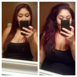 To the right is before my keratin, and to the left is after. I love it!