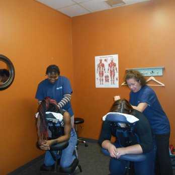 Big Creek Massotherapy - Tikiesha & Marie giving Chair Massages at our Grand Opening. - Massage Therapy Near Me - Parma, Ohio Big Creek Massotherapy - Tikiesha & Marie giving Chair Massages at our Grand Opening. - Massage Therapy Near Me - Parma, Ohio