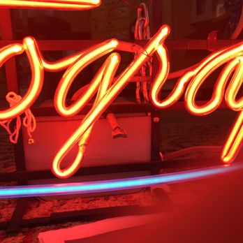 Window Neon Signs & Service - Pulled back image of repair - Printing Services Near Me - San Clemente, California Window Neon Signs & Service - Pulled back image of repair - Printing Services Near Me - San Clemente, California