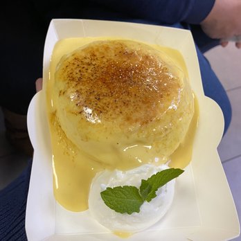 Eggcellent Souffle Pancake - Creme brûlée pancakes were super delicious!!! - Desserts Near Me - Flushing, New York Eggcellent Souffle Pancake - Creme brûlée pancakes were super delicious!!! - Desserts Near Me - Flushing, New York